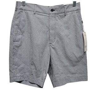 Walter Hagen Mens Seersucker Textured Shorts Golf Casual‎ Striped Lightweight